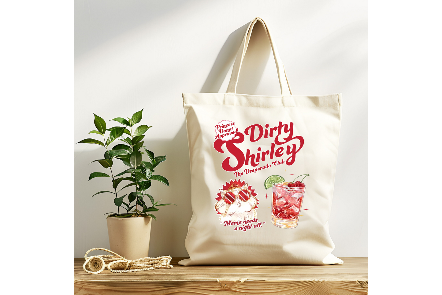 Dirty Shirley Dungeon Crawler Carl Tote Bag