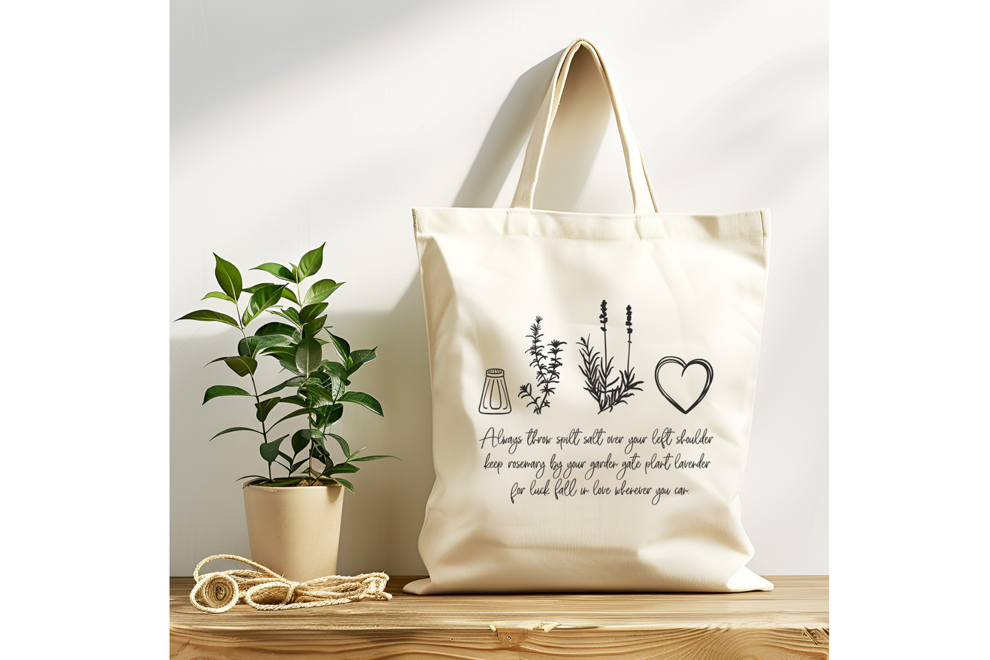 Practical Magic Saying Tote Bag