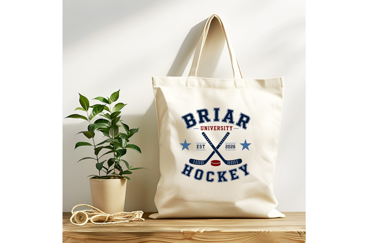 Briar Hockey Off Campus Tote Bag
