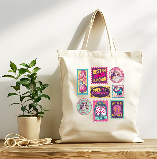 Dungeon Crawler Carl Stamps Tote Bag