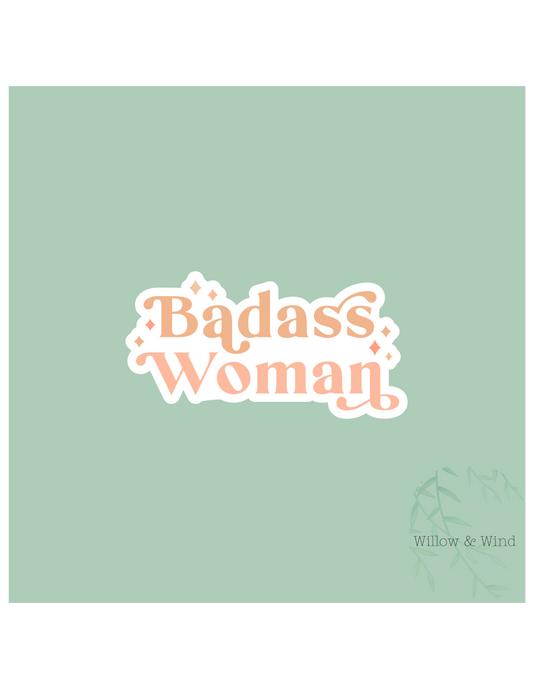 Badass Woman - Breastfeeding Lactation Sticker