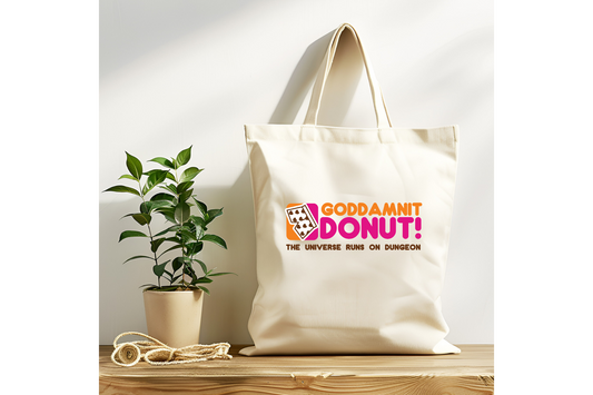 Goddammit Donut! Dungeon Crawler Carl Tote Bag