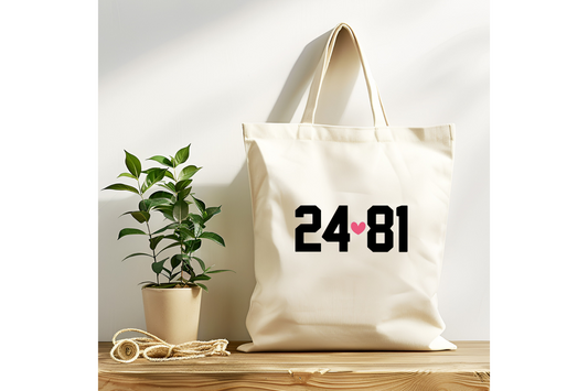 24 Loves 81 Heated Rivalry Tote Bag