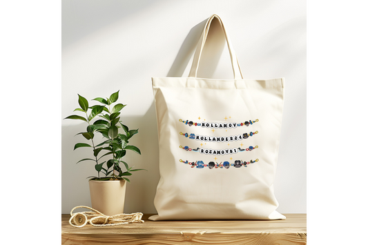 Friendship Bracelet Heated Rivalry Tote Bag