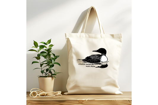 Canadian Wolf Bird Heated Rivalry Tote Bag