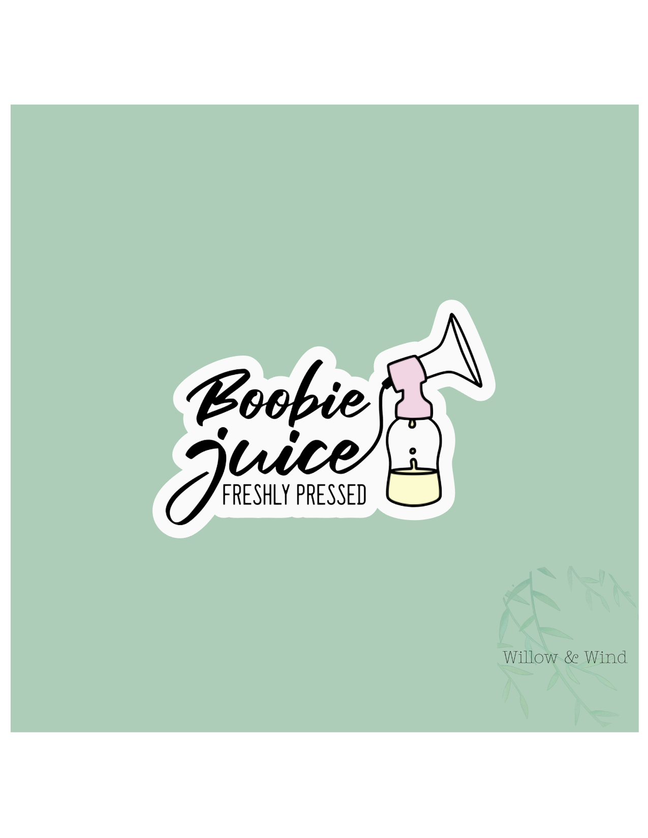 Boobie Juice - Pumping Lactation Sticker