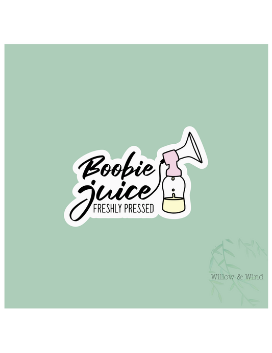 Boobie Juice - Pumping Lactation Sticker