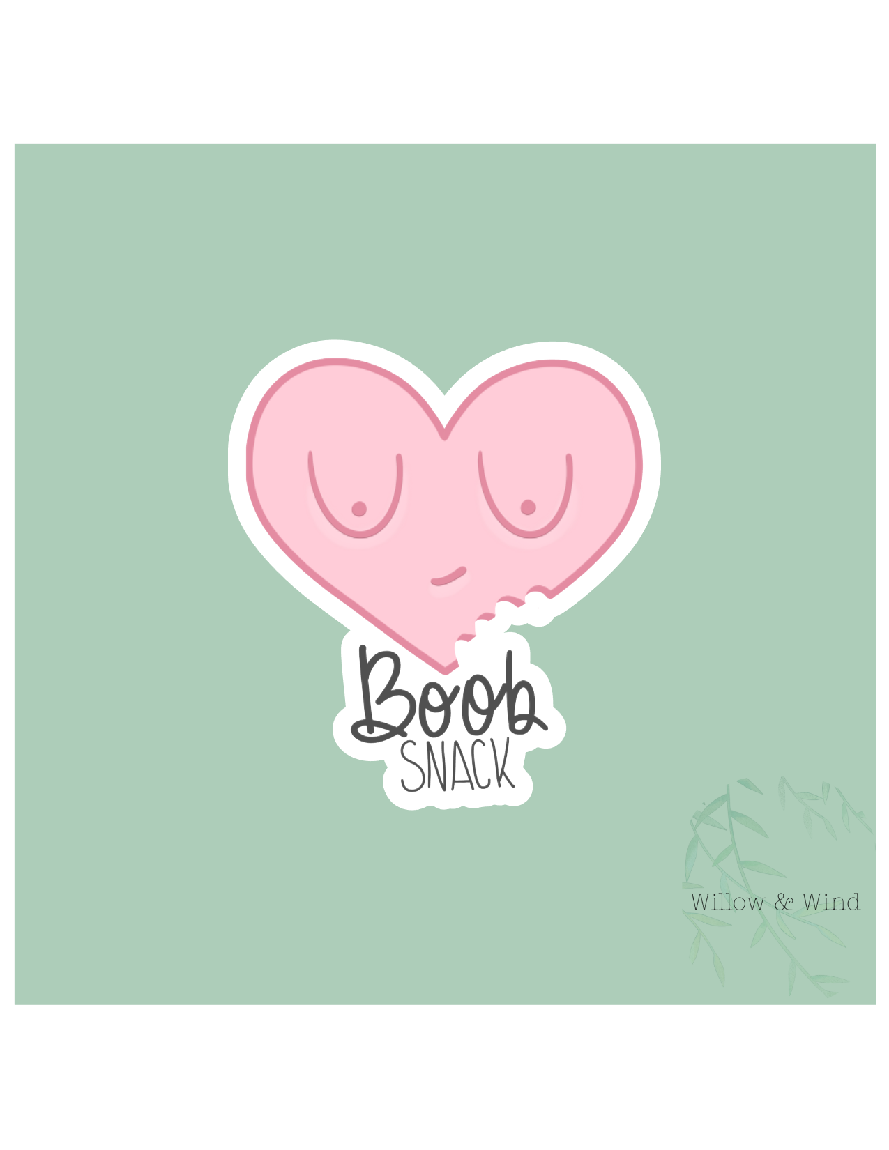Boobie Snack - Breastfeeding Lactation Sticker
