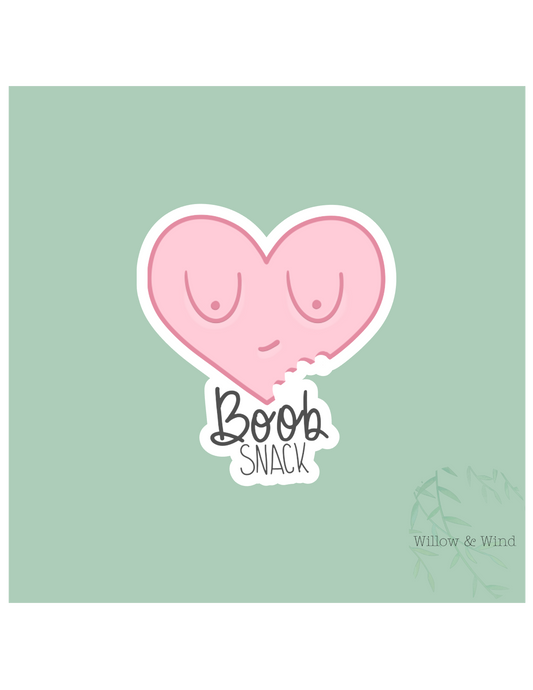 Boobie Snack - Breastfeeding Lactation Sticker