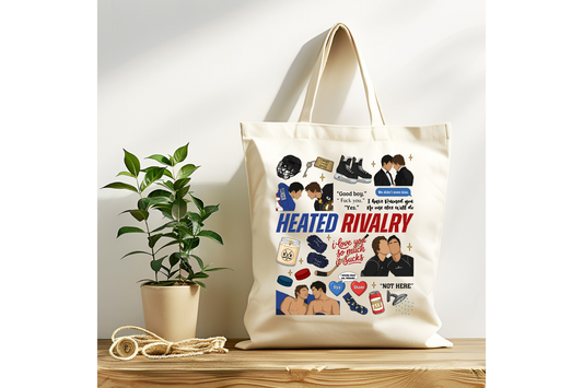 Heated Rivalry Mash Up Tote Bag