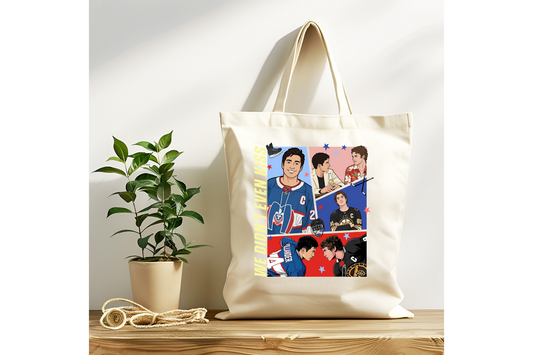 Heated Rivalry Comic Book Style Tote Bag