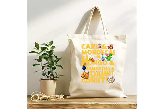 Dungeon Crawler Carl Names Tote Bag