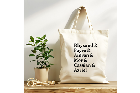 ACOTAR Names Tote Bag