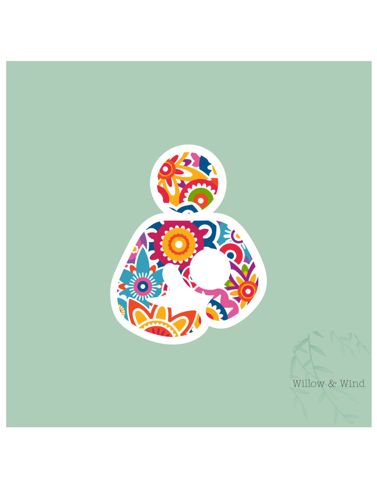 Breastfeeding Colorful - Breastfeeding Lactation Sticker
