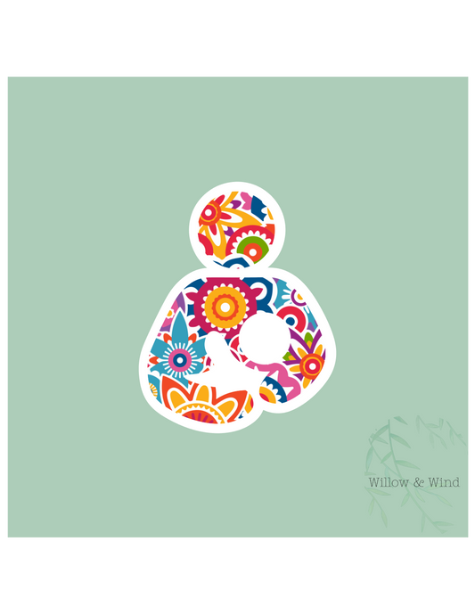 Breastfeeding Colorful - Breastfeeding Lactation Sticker