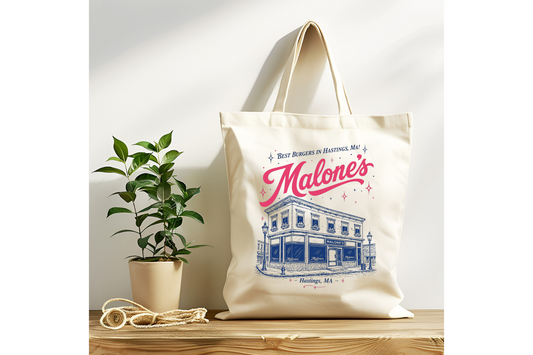 Malone's Off Campus Tote Bag