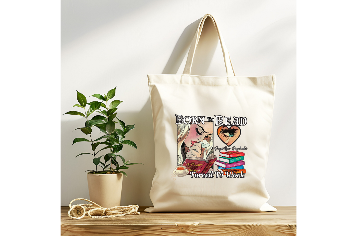 Born To Read ACOTAR Edition Tote Bag