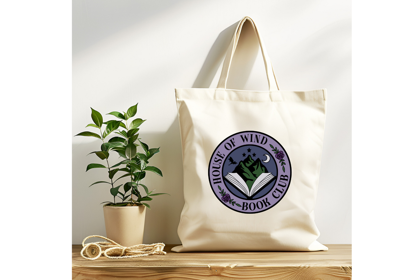 House of Wind Book Club ACOTAR Tote Bag