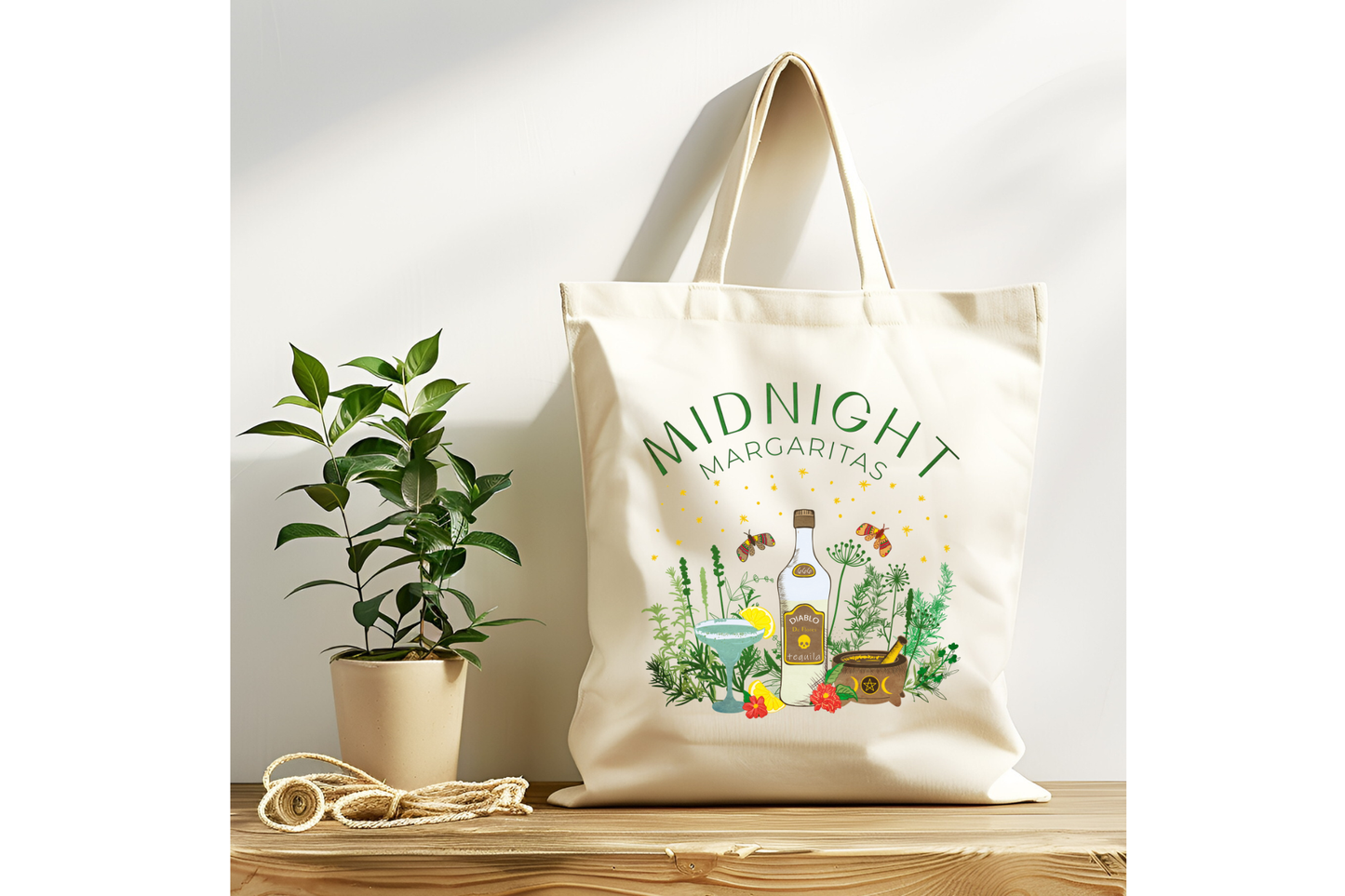 Midnight Margaritas Tote Bag