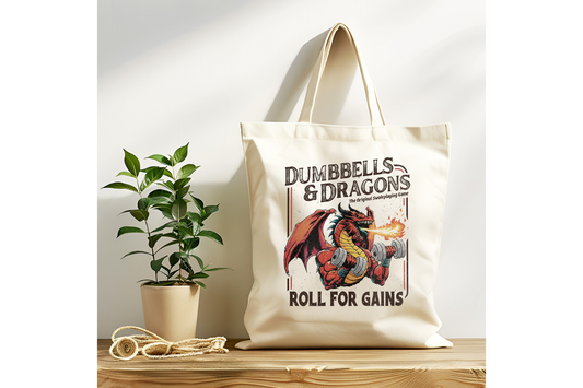 Dumbbells & Dragons Dungeon Crawler Carl Tote Bag