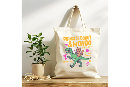 Princess Donut & Mongo Dungeon Crawler Carl Tote Bag