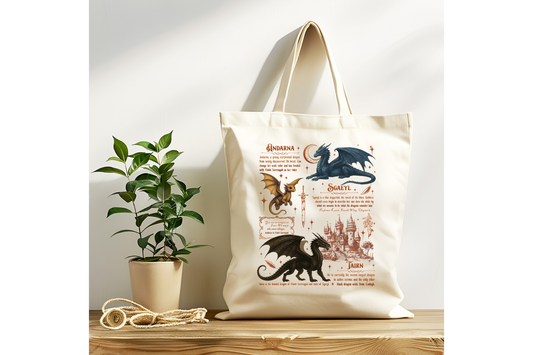 Dragons Fourth Wing Tote Bag