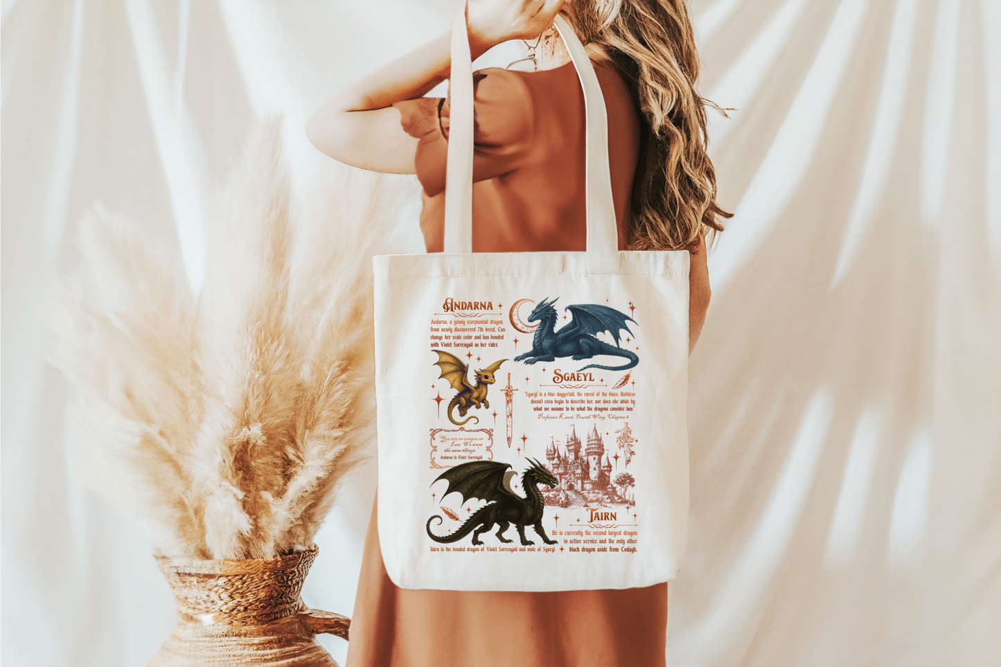 Dragons Fourth Wing Tote Bag