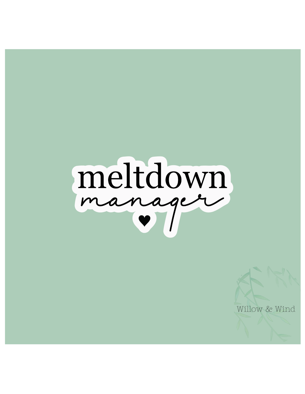 Meltdown Manager - Pumping Lactation Sticker