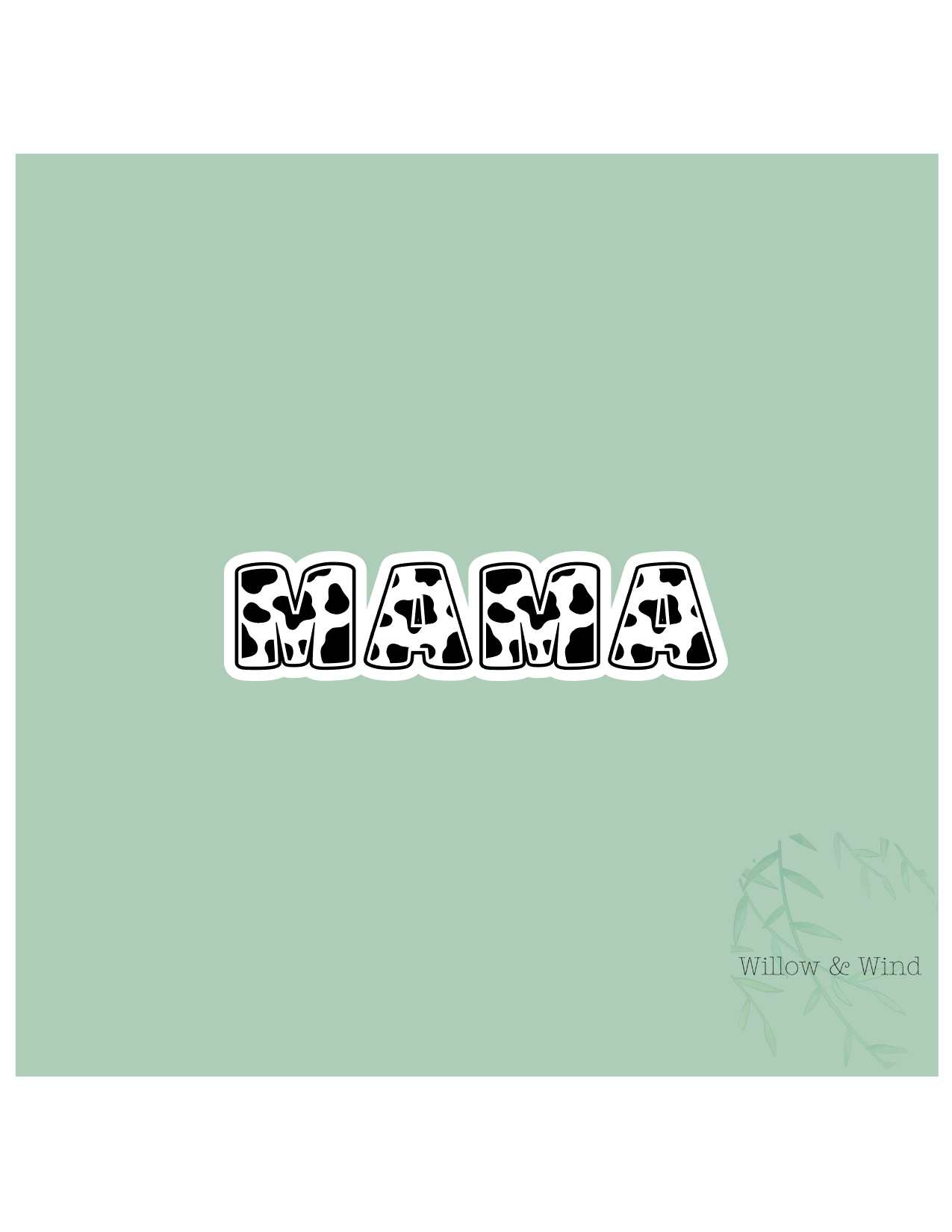 Cow Print Mama - Breastfeeding Lactation Sticker