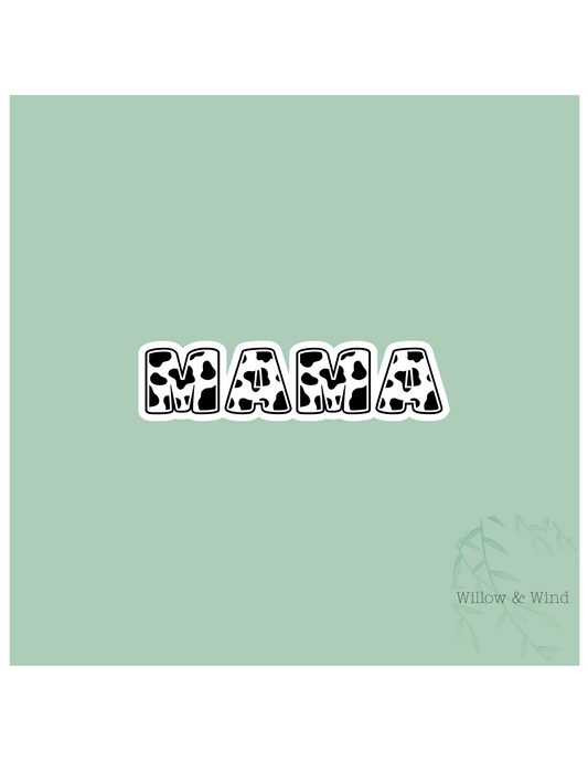 Cow Print Mama - Breastfeeding Lactation Sticker