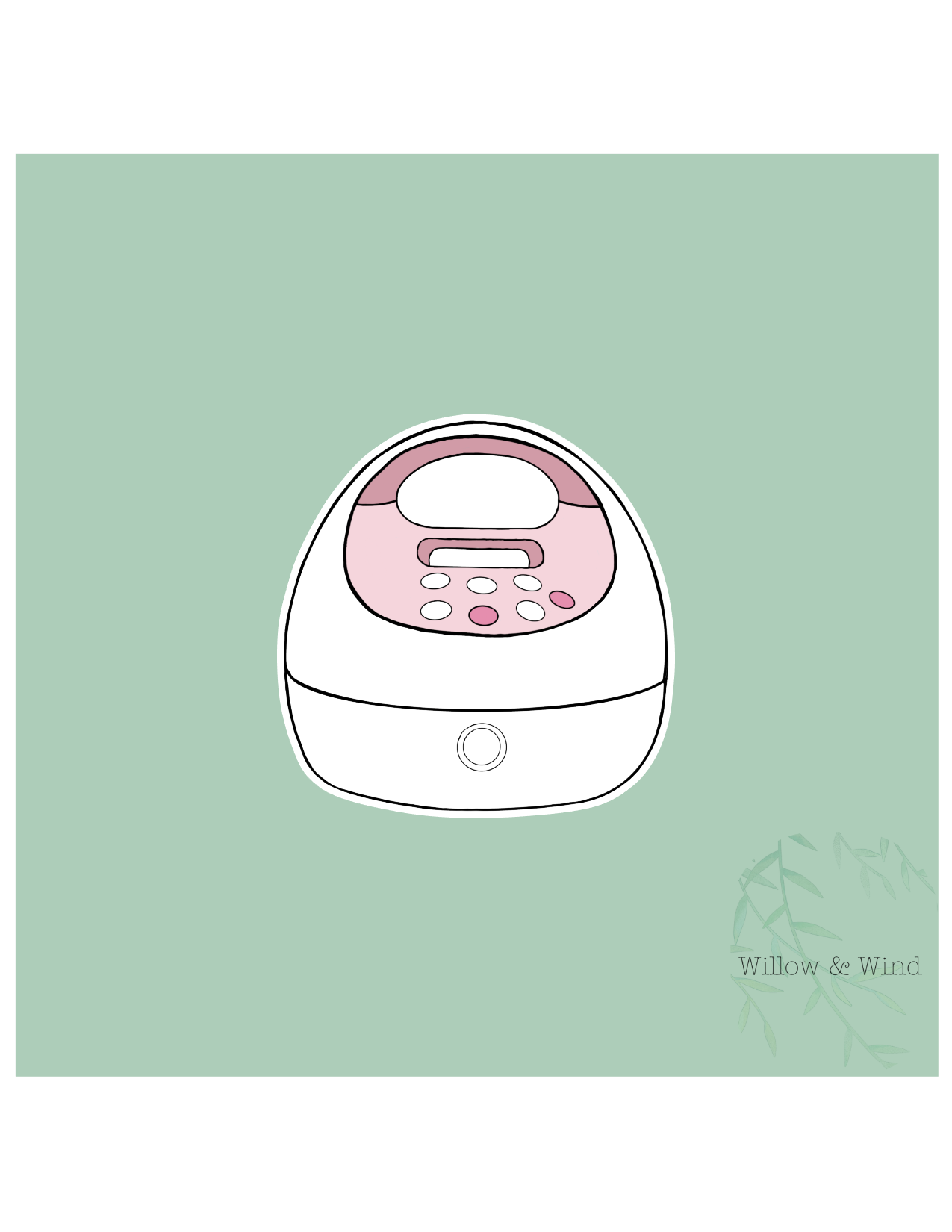 Pink Pump - Pumping Lactation Sticker