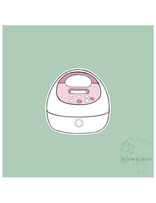 Pink Pump - Pumping Lactation Sticker