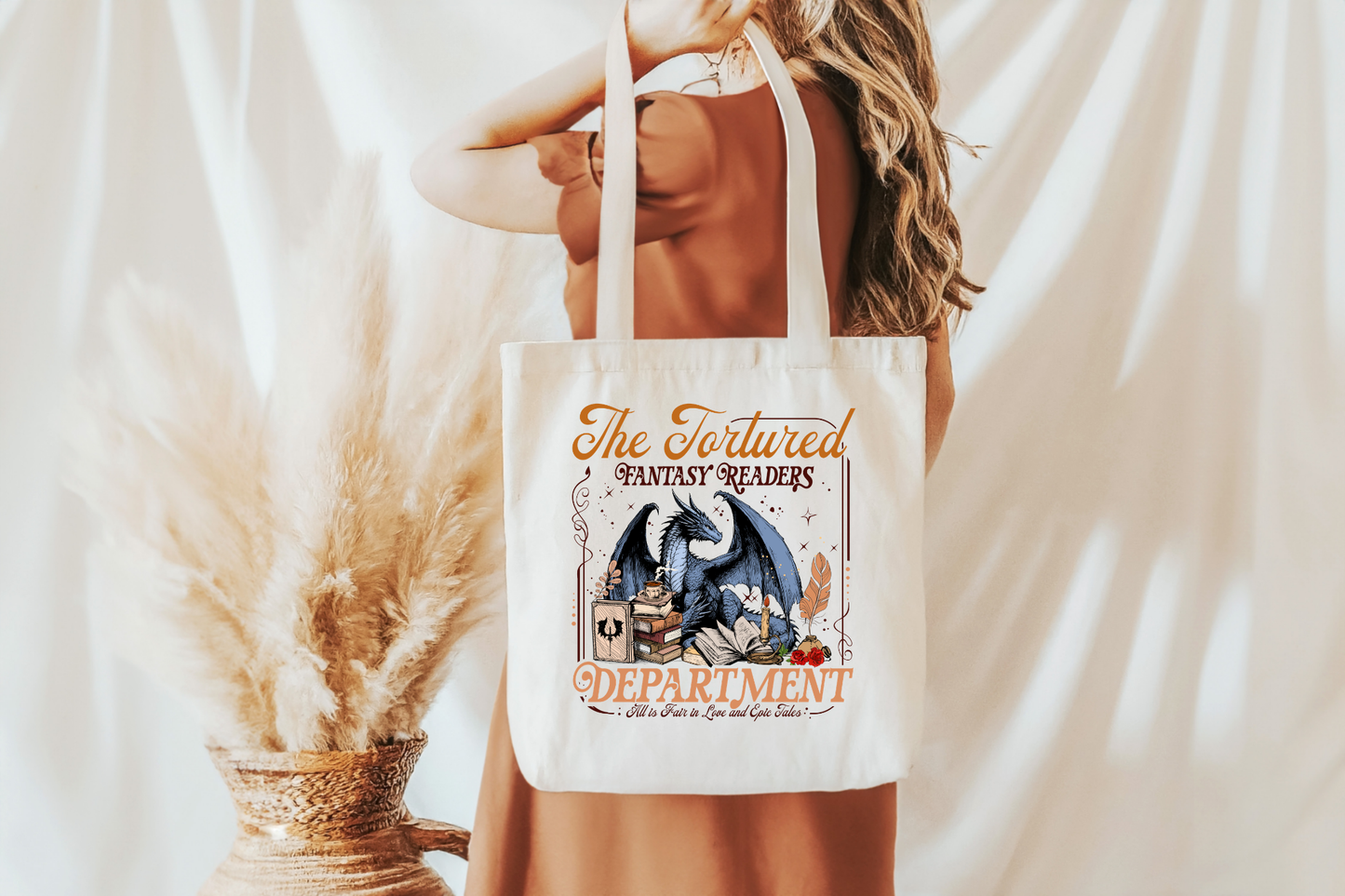 Tortured Fantasy Readers Department Tote Bag