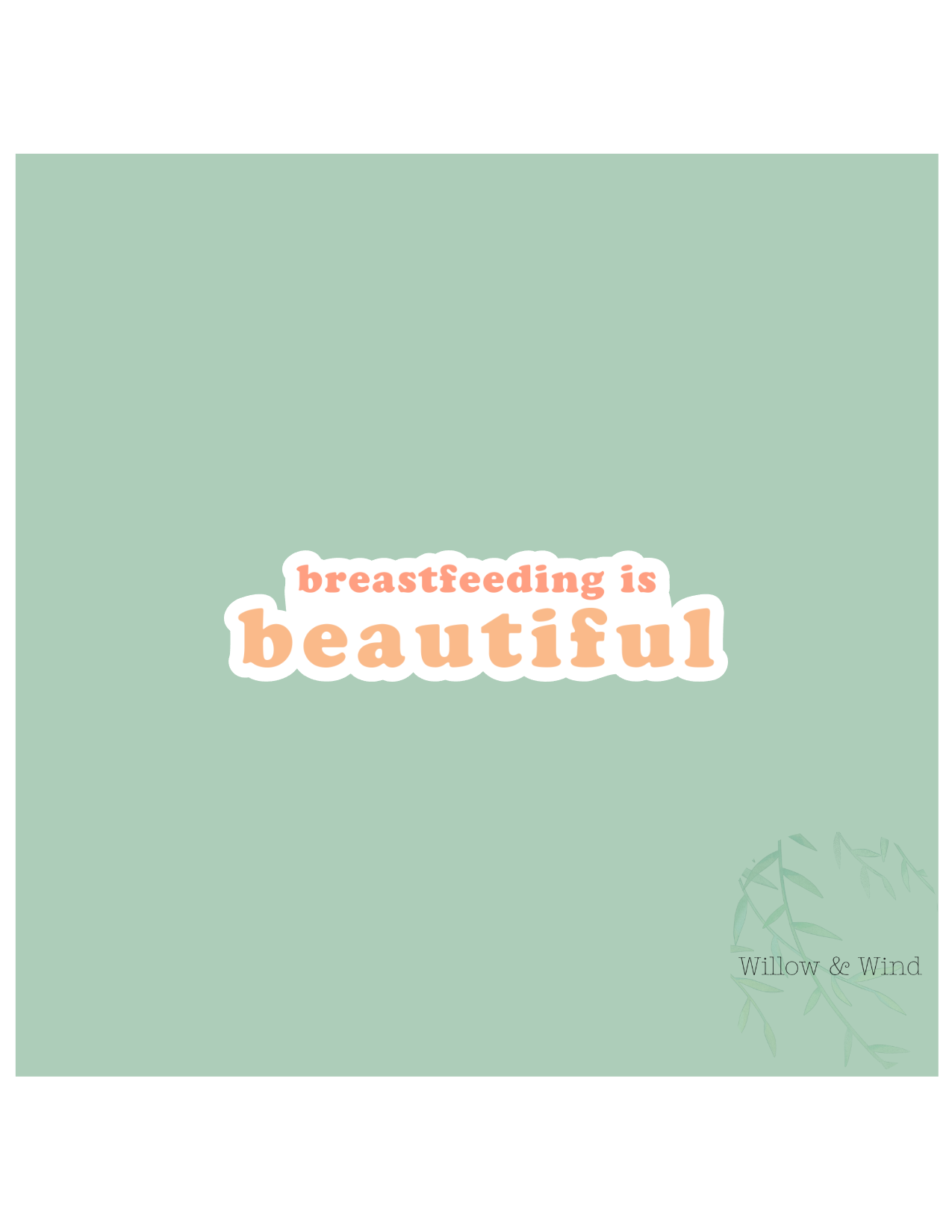 Breastfeeding Is Beautiful - Breastfeeding Lactation Sticker