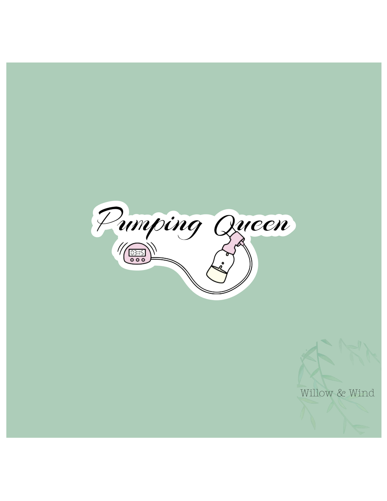 Pumping Queen - Pumping Lactation Sticker