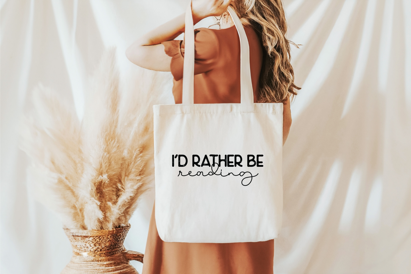 I'd Rather Be Reading Tote Bag