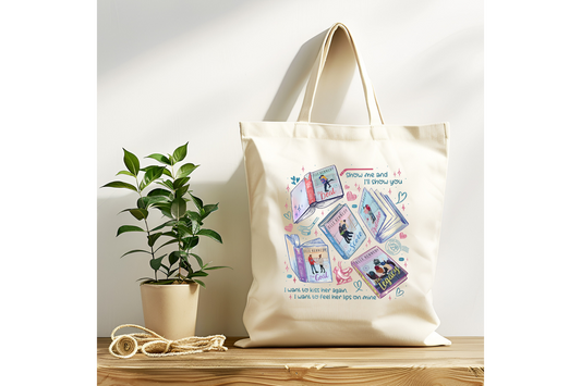 Book Collection Off Campus Tote Bag