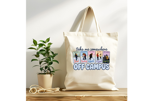 Off Campus Tote Bag