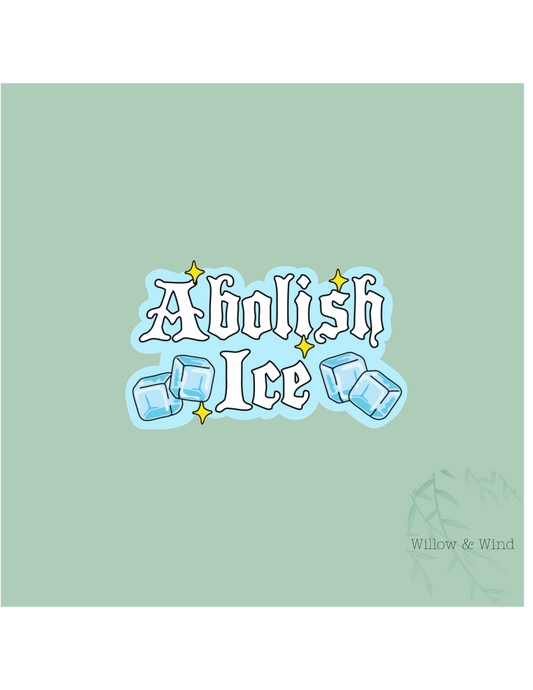 Abolish Ice Activism Sticker
