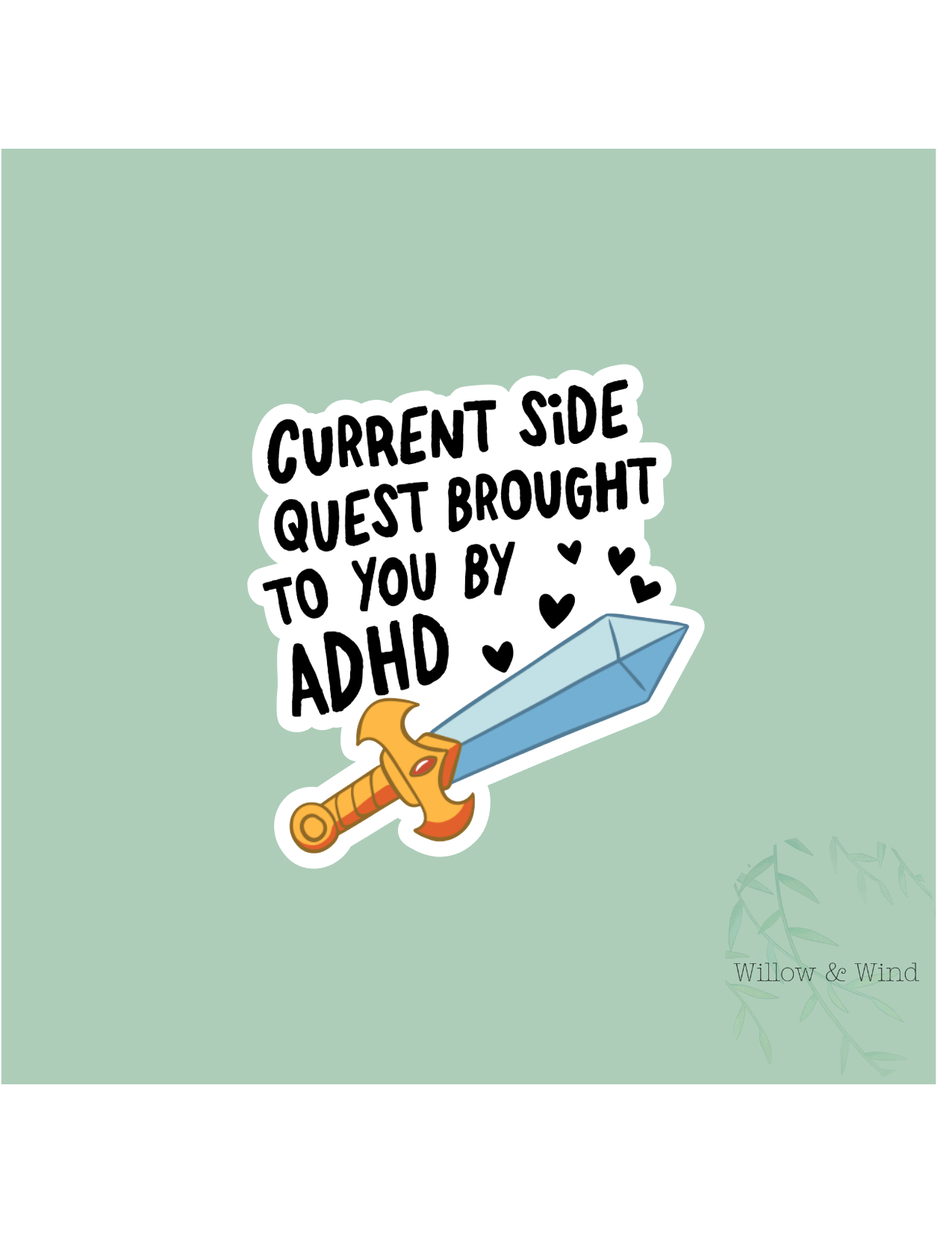 Current Side Quest Sticker