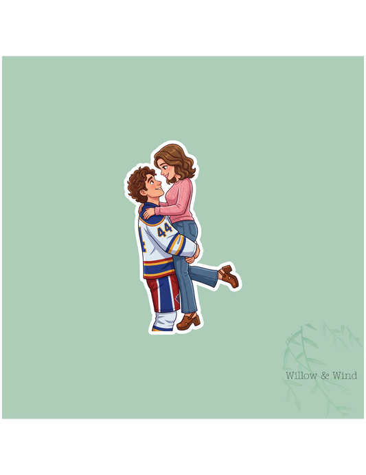 Allie & Garett - Off Campus Sticker