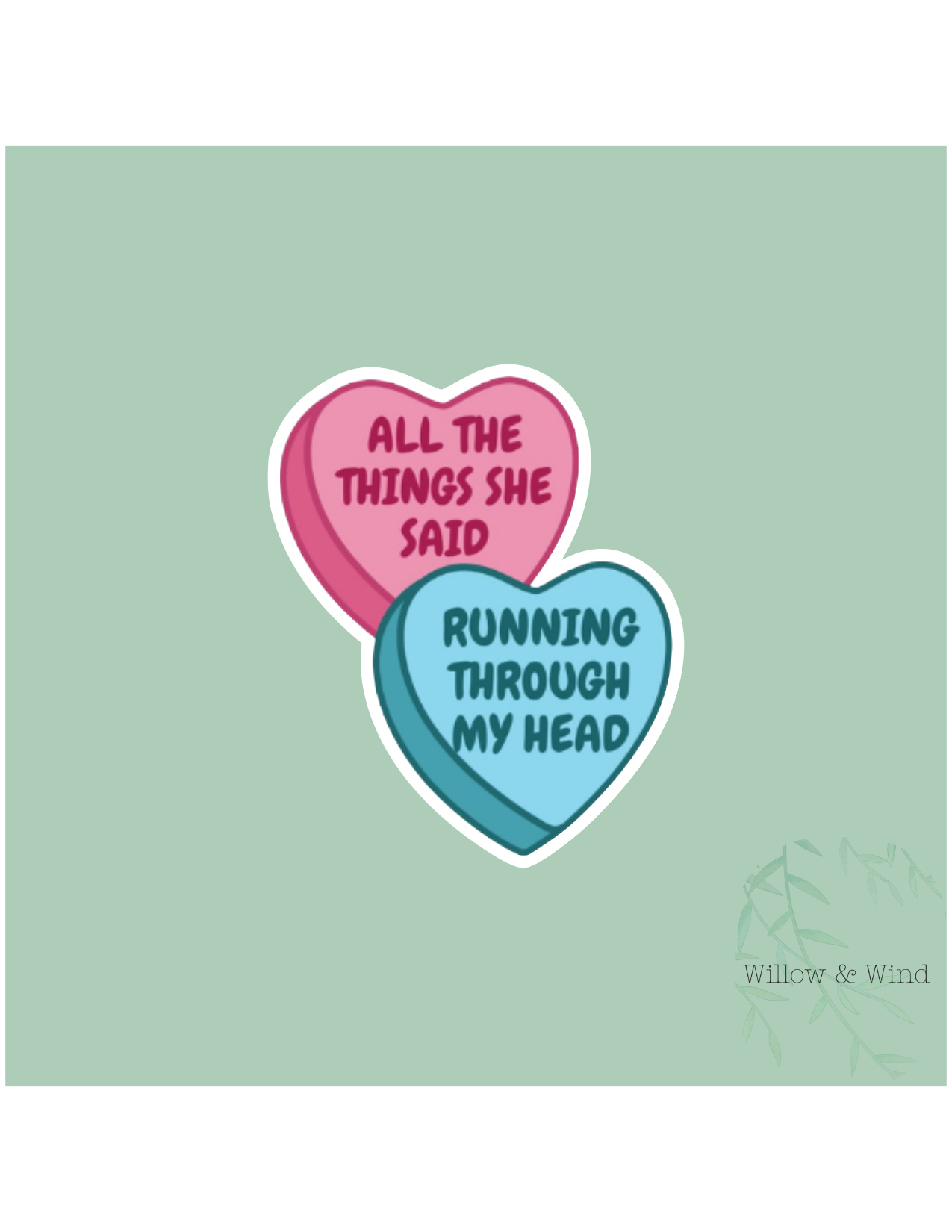All The Things She Said - Heated Rivalry Sticker