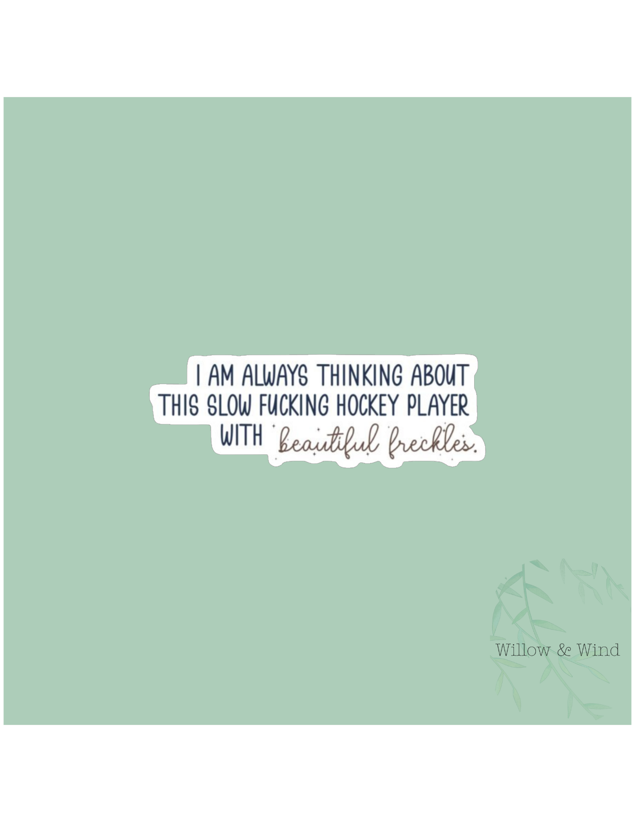 Always Thinking - Heated Rivalry Sticker