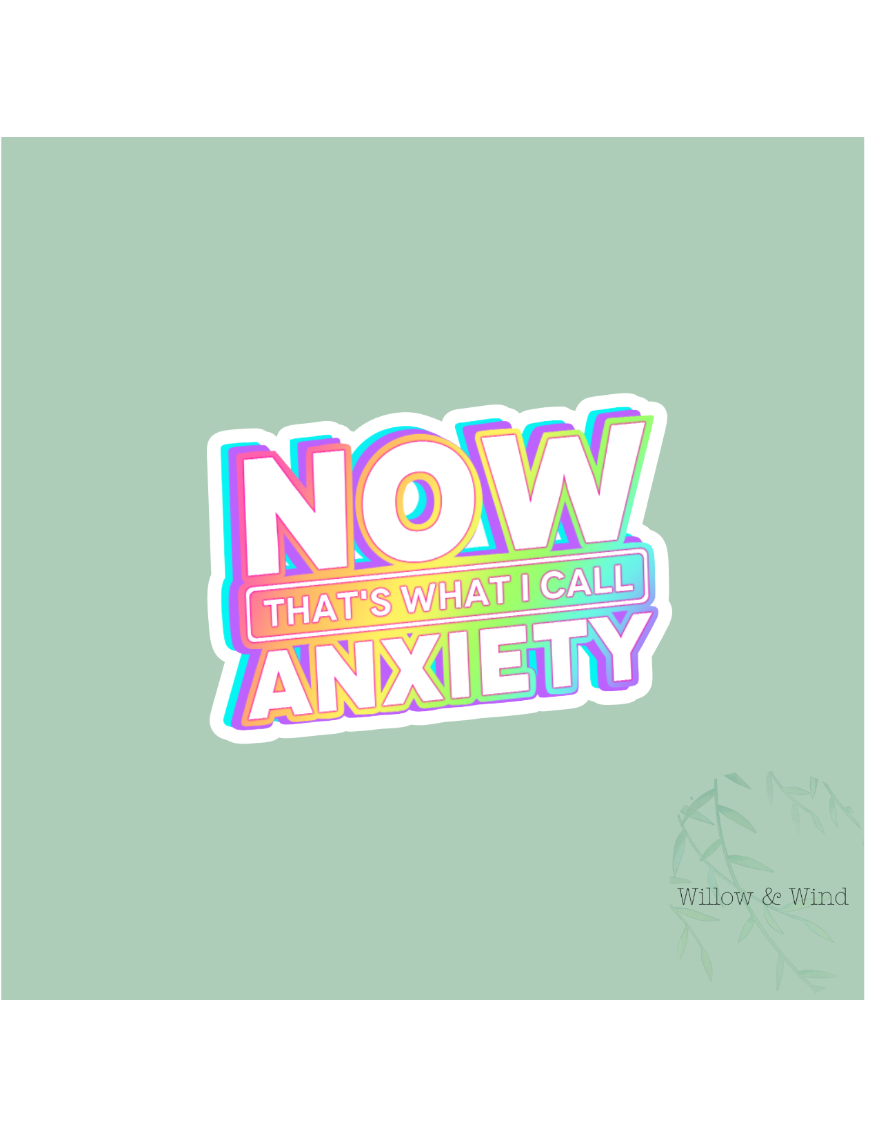 That's what I call Anxiety Sticker