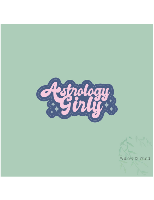 Astrology Girl Sticker