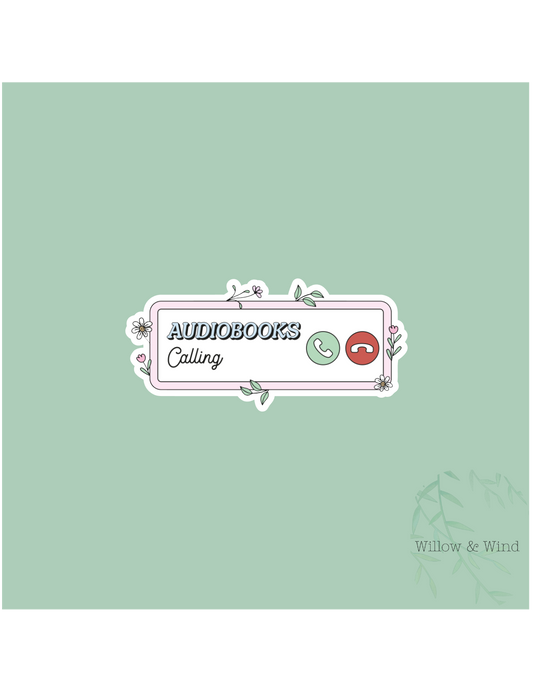 Audiobooks Calling - Bookish Sticker