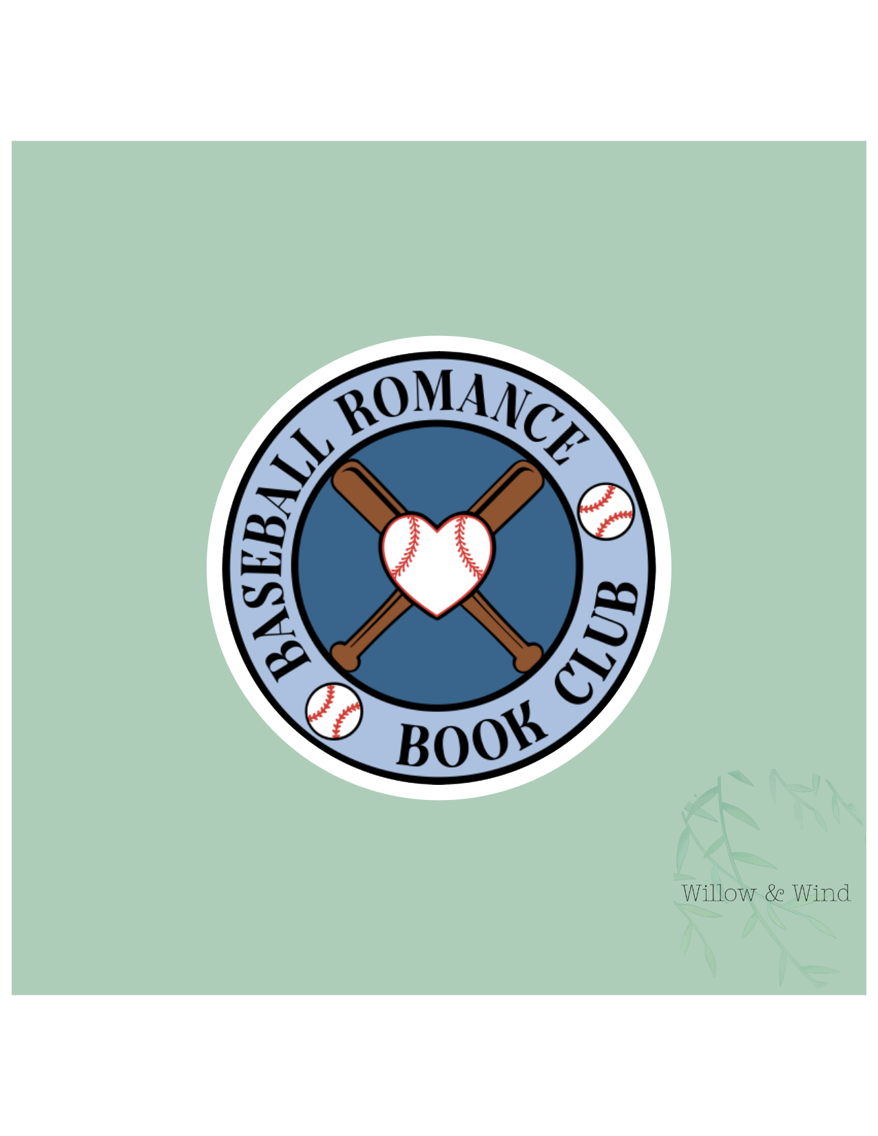 Baseball Romance - Bookish Sticker