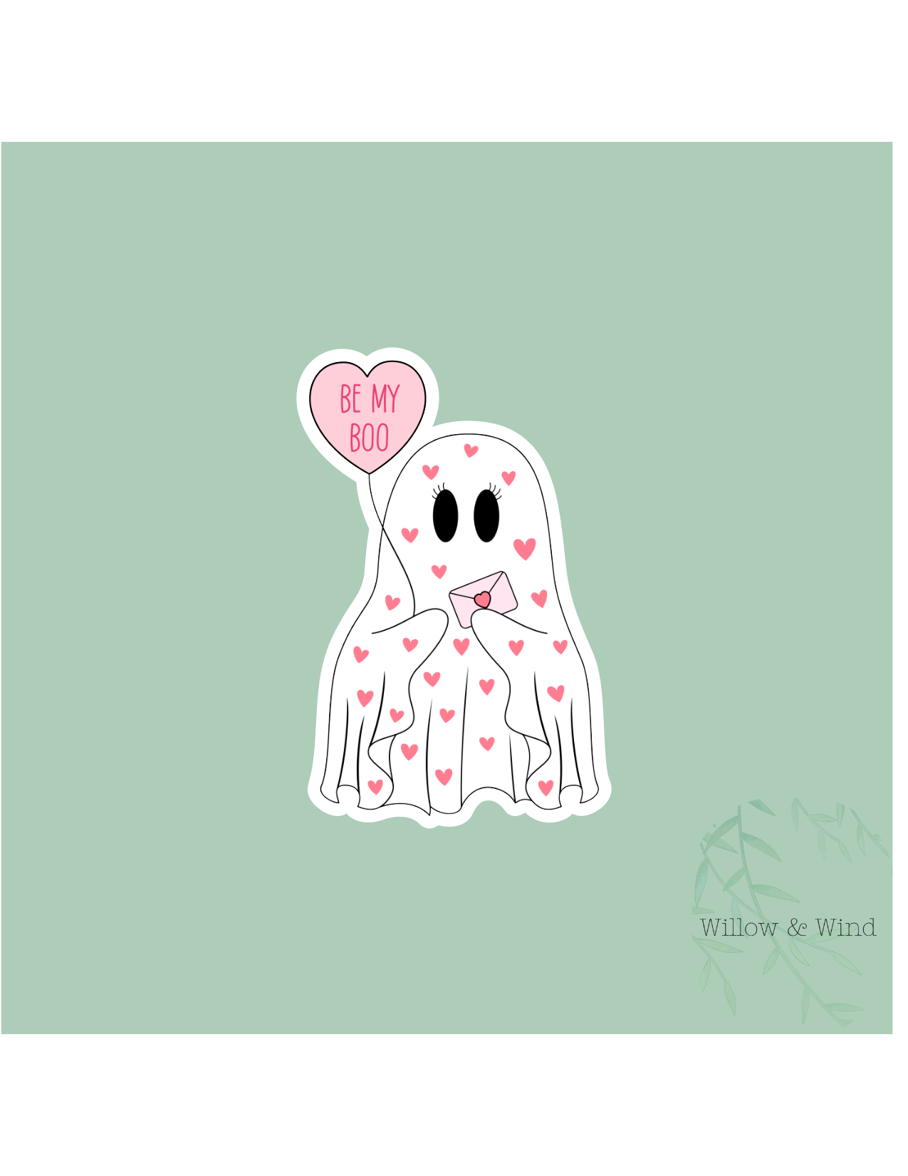 Be My Boo - Valentines Sticker