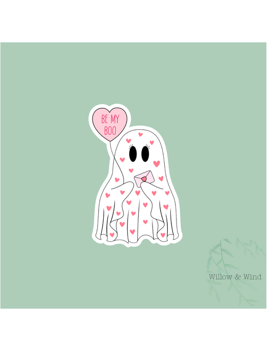 Be My Boo - Valentines Sticker