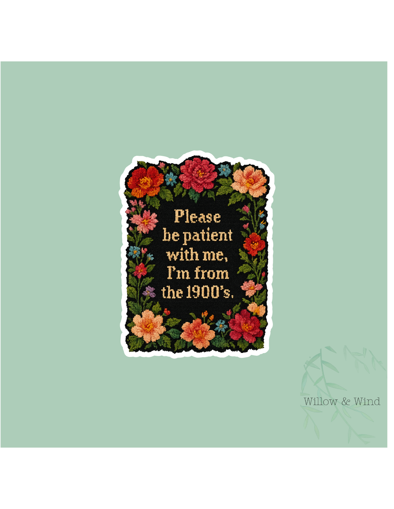 Be Patient With Me Sticker